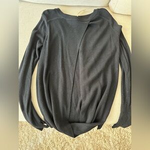 Lululemon crewneck open back sweater